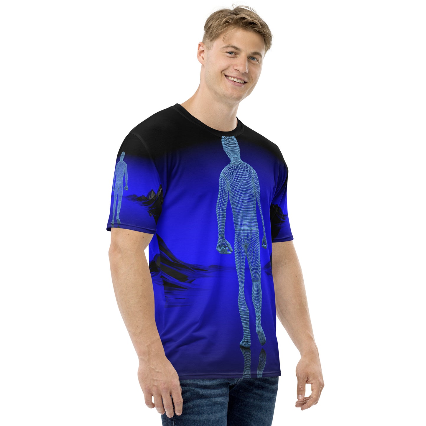supa blue Men's t-shirt
