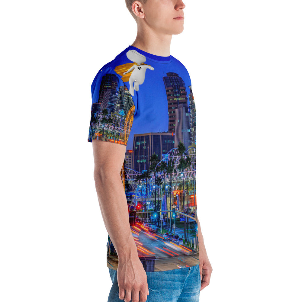 down town lbc supa Men's t-shirt