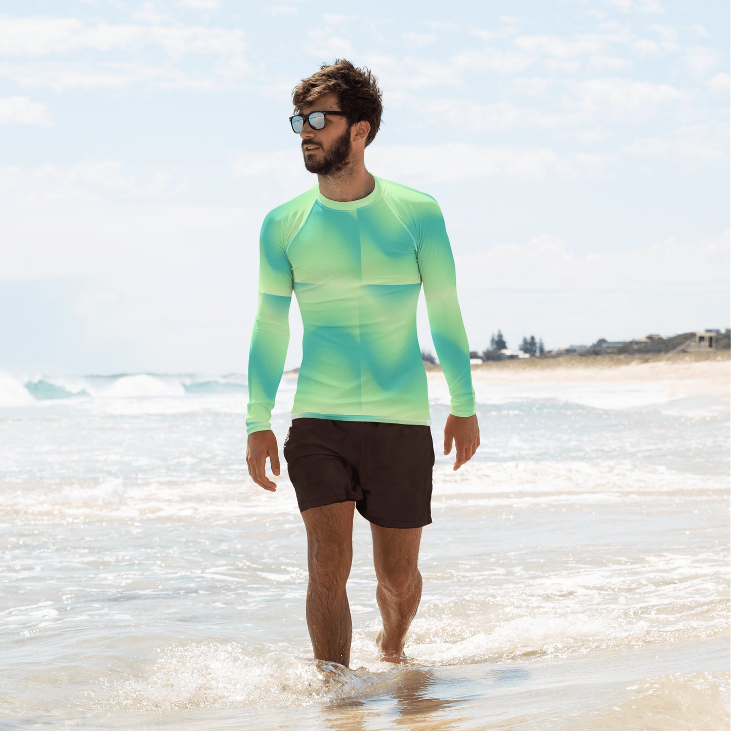 SuPerKIdviouZ neon Green Men's Rash Guard