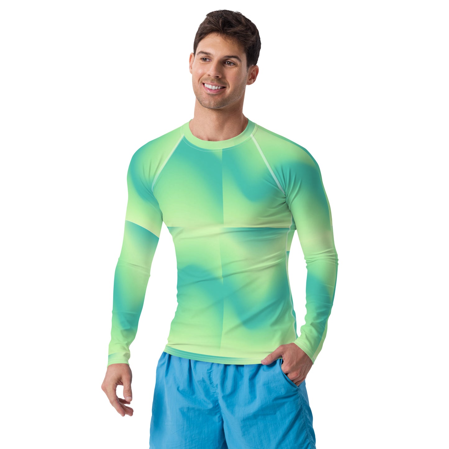 SuPerKIdviouZ neon Green Men's Rash Guard