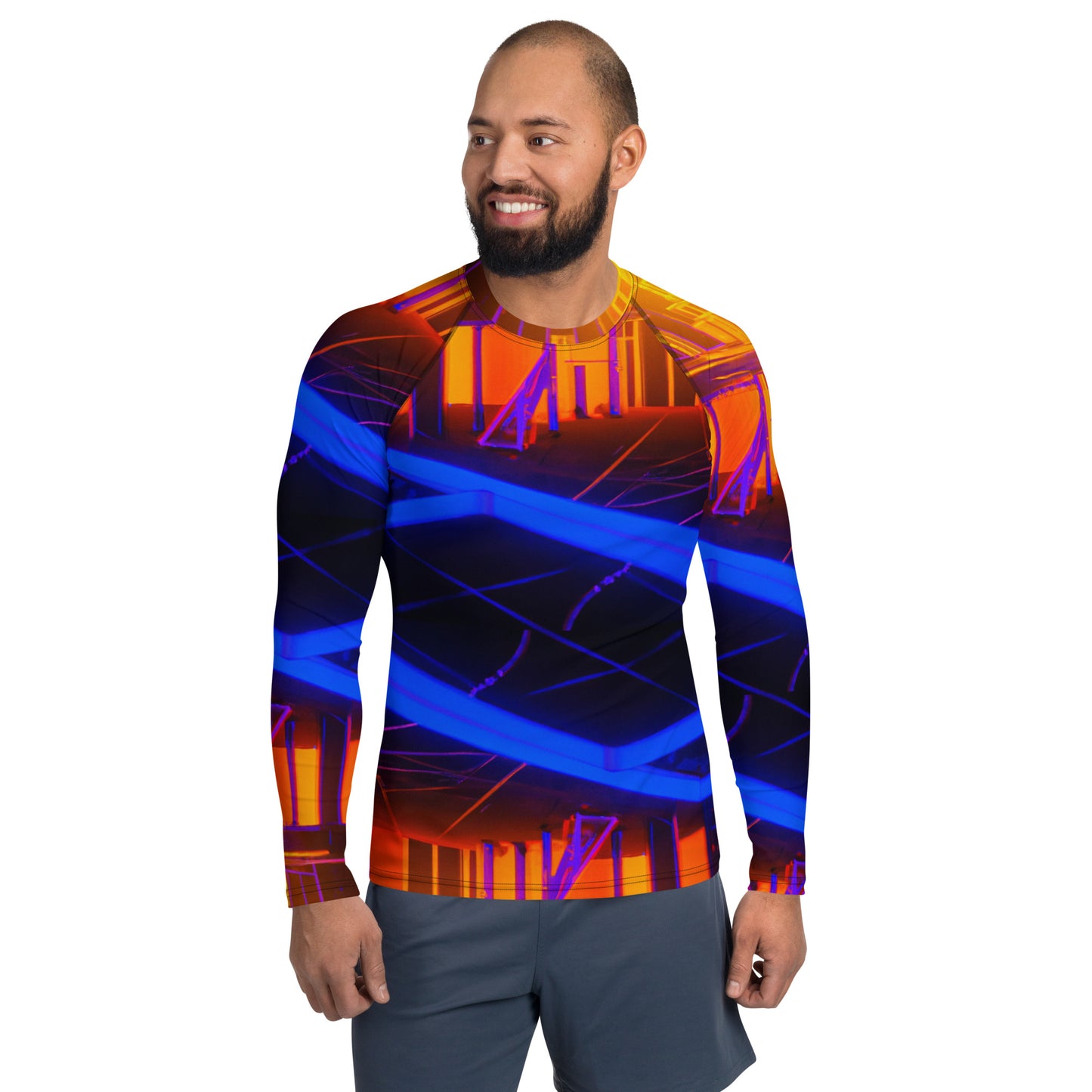 SuPeRKiDViCiouZ neON workout Men's Rash Guard