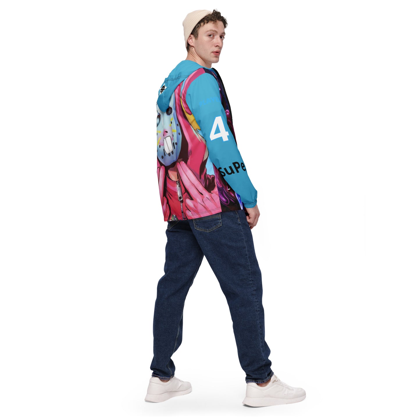 SUPER 4 GAMER Men’s windbreaker
