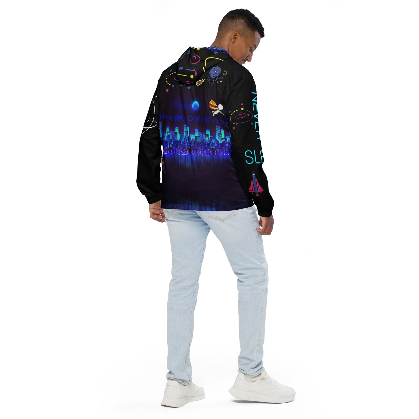 super space Men’s windbreaker