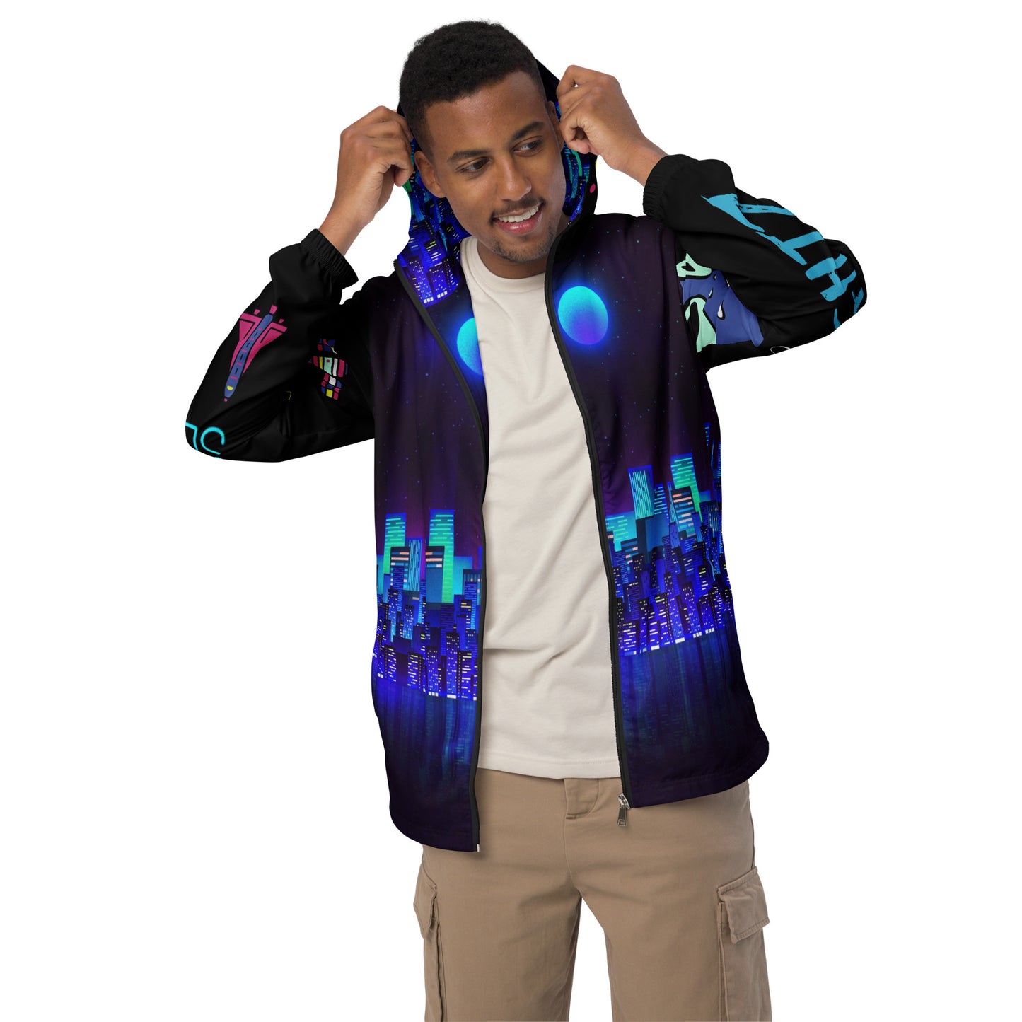 super space Men’s windbreaker