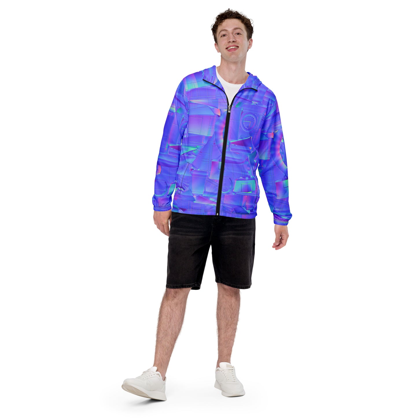 super neon purple Men’s windbreaker