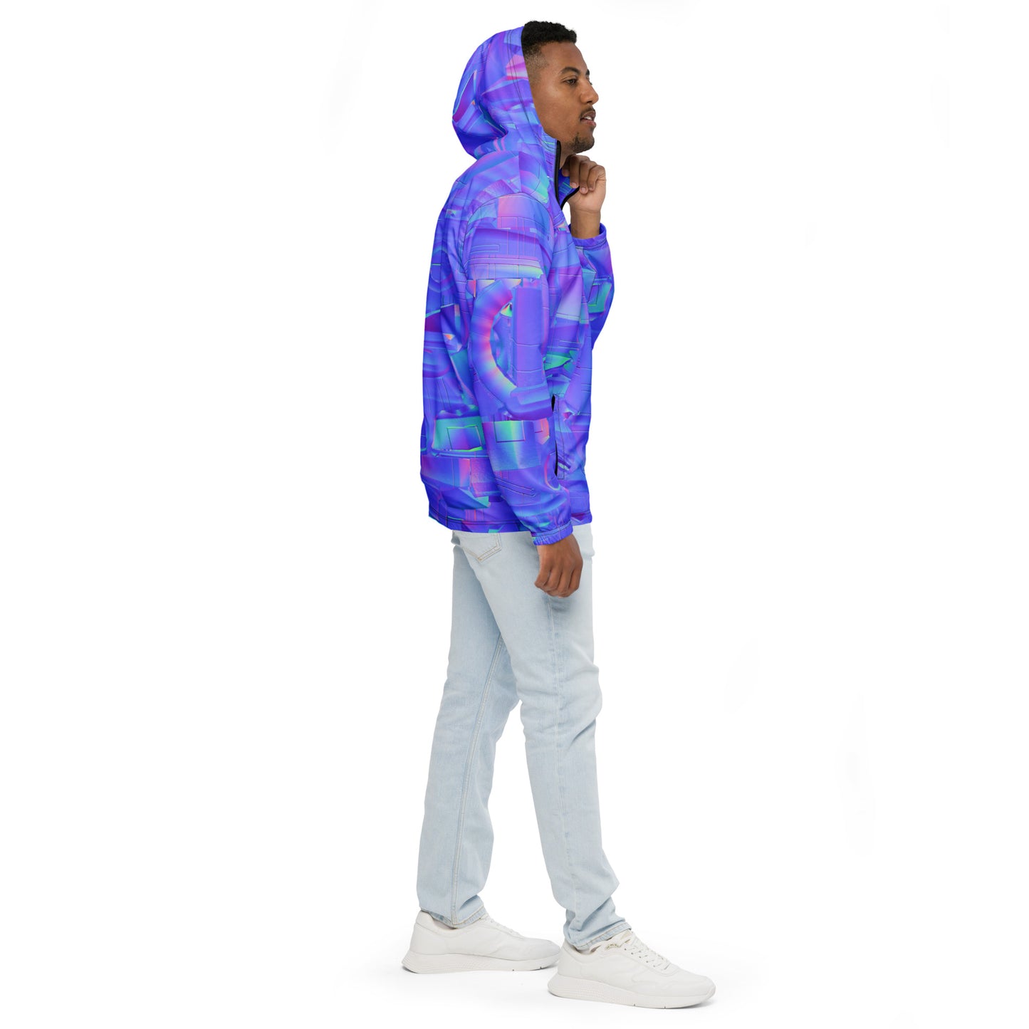 super neon purple Men’s windbreaker