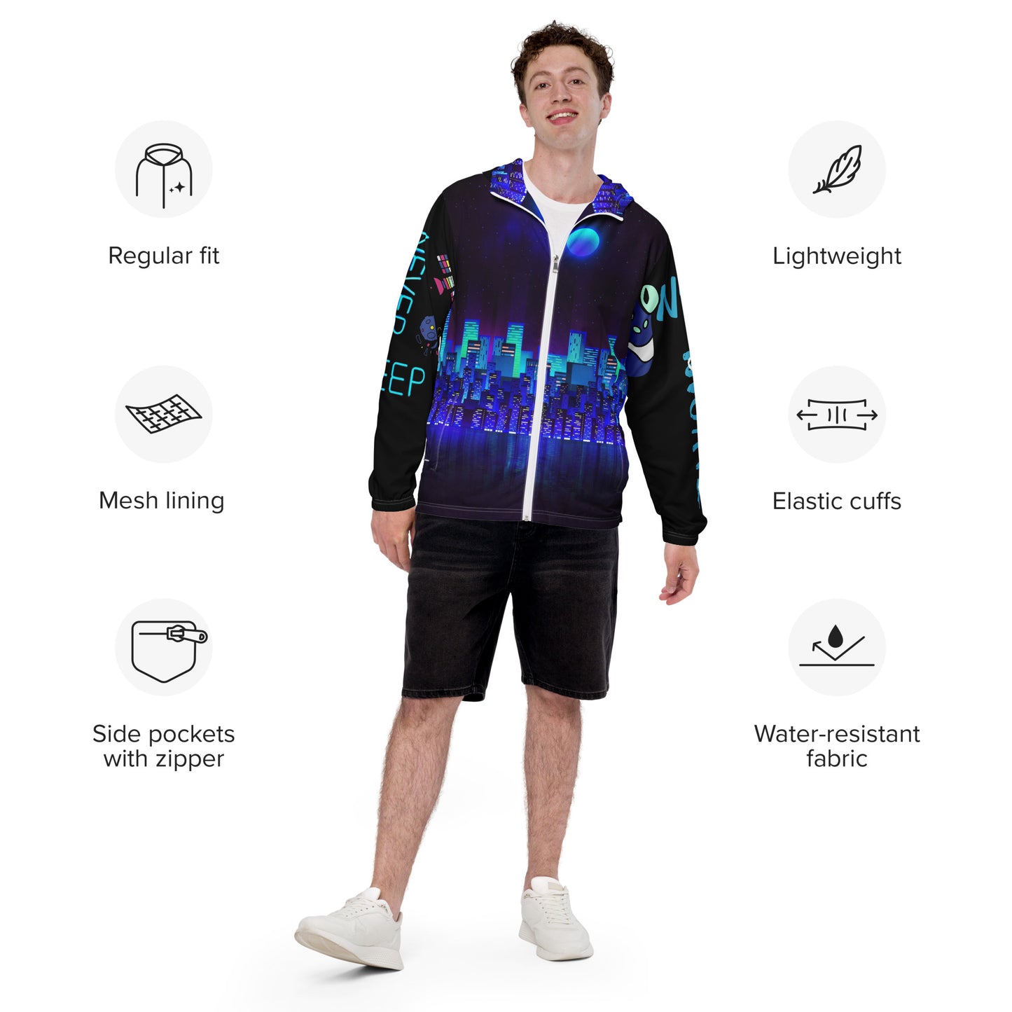 super space Men’s windbreaker