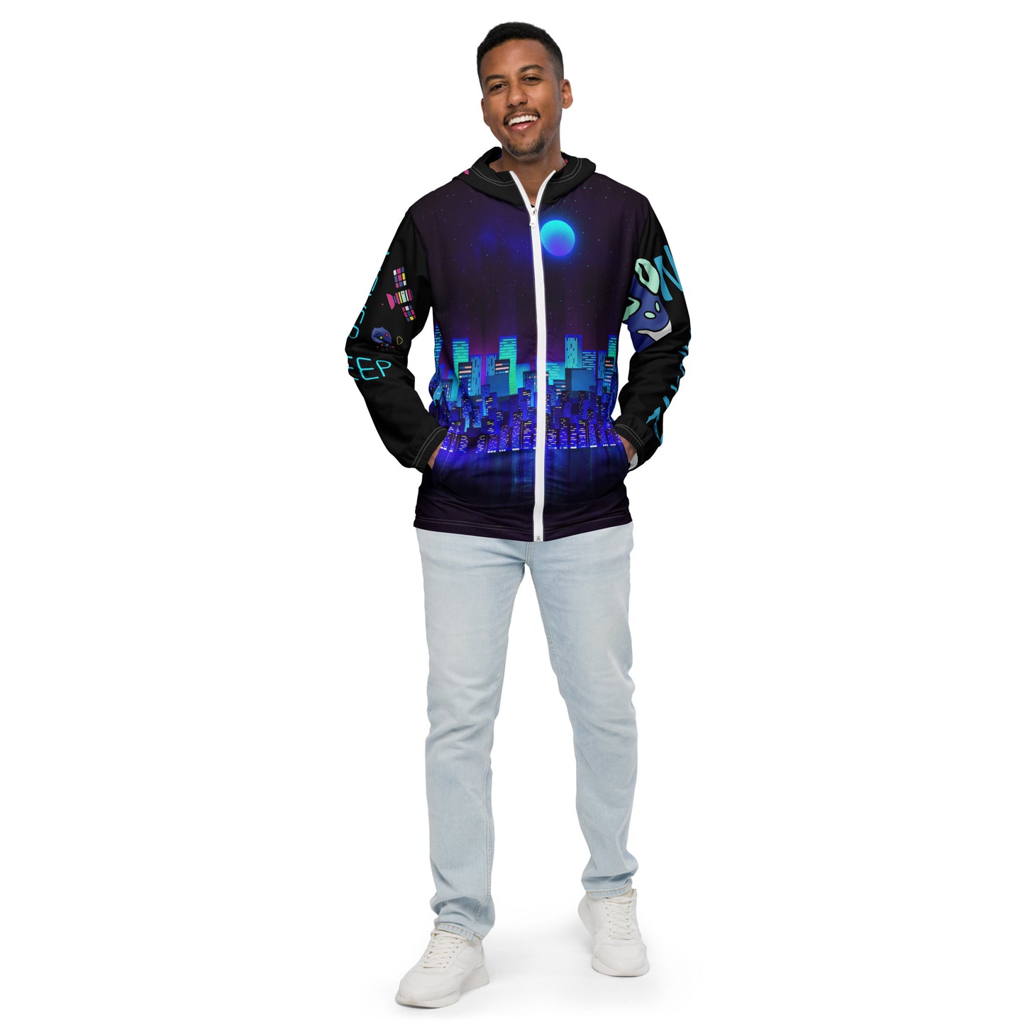 super space Men’s windbreaker