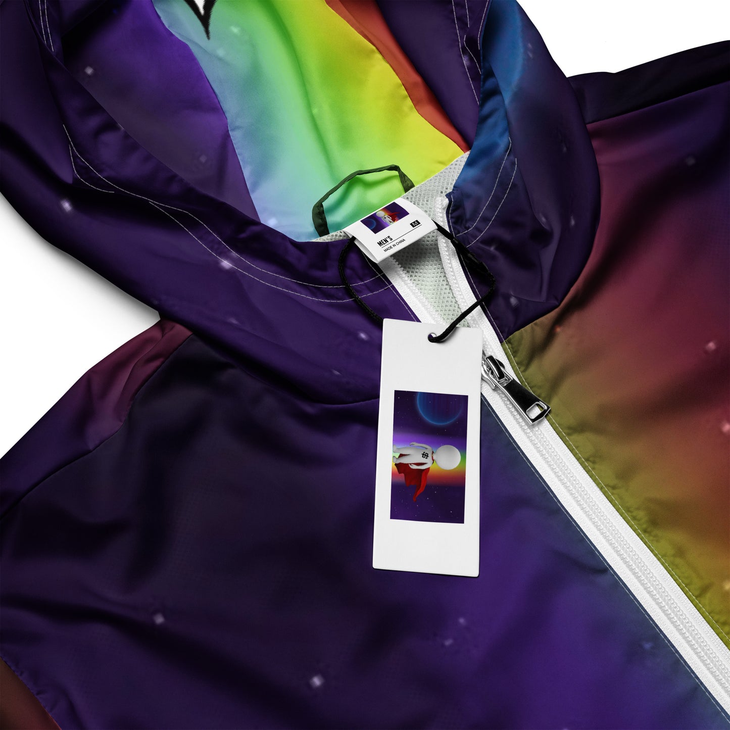 supa rainbow Men’s windbreaker