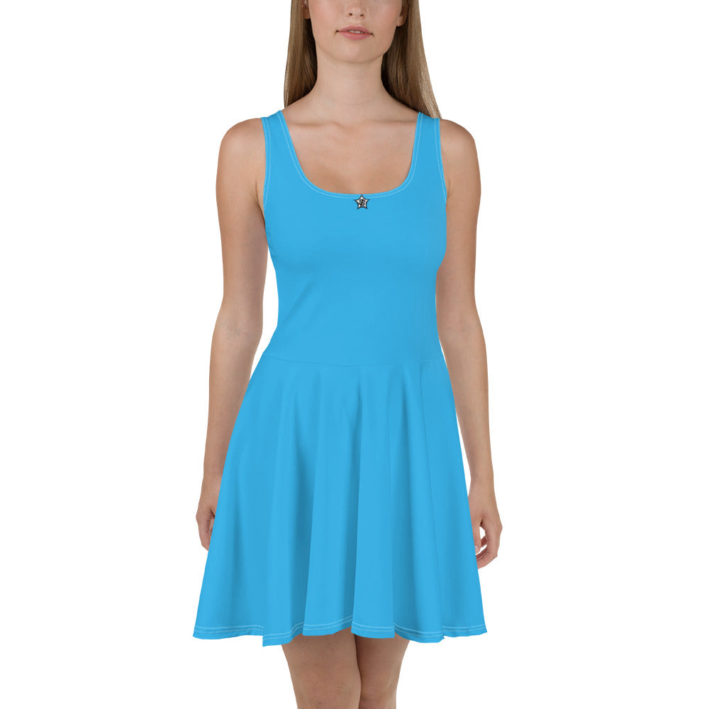 blue skater Skater Dress