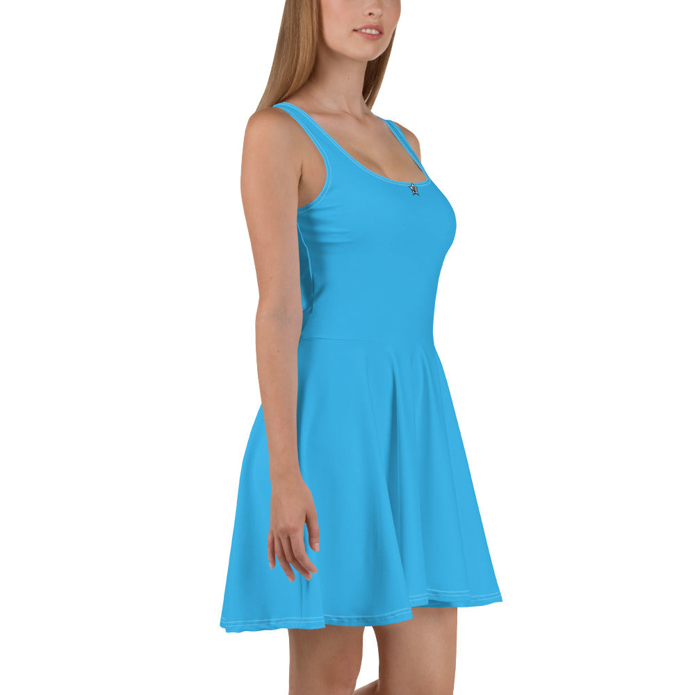 blue skater Skater Dress