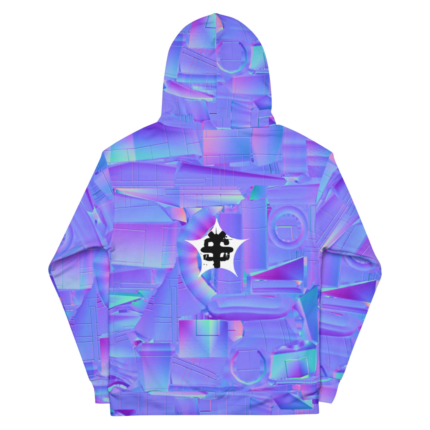 super neon purple 4 Unisex Hoodie