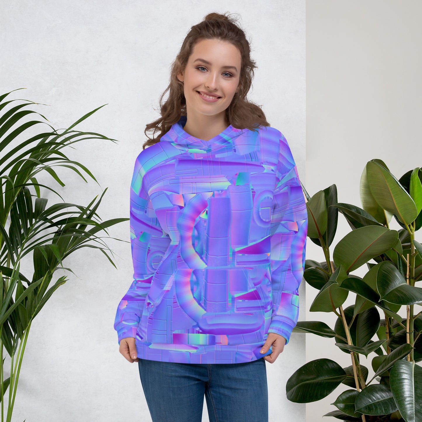 SuPER NEOn PURPLle Unisex Hoodie