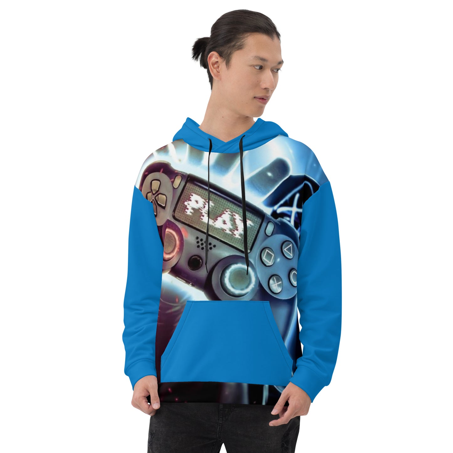 SUPA BLUE GAMER Unisex Hoodie