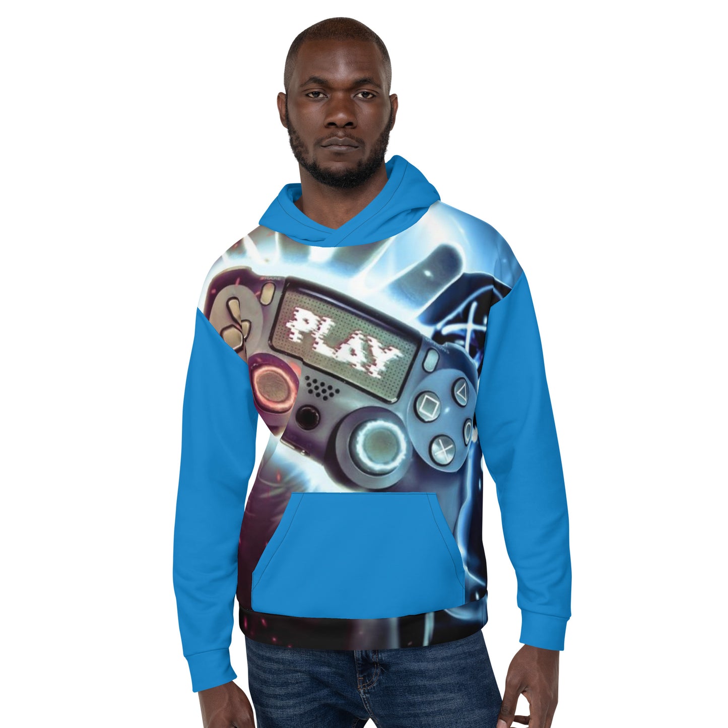 SUPA BLUE GAMER Unisex Hoodie