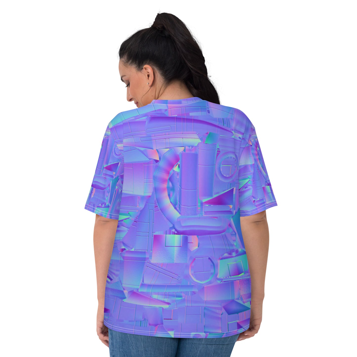 SuPeR NEOn puRPle Women's T-shirt