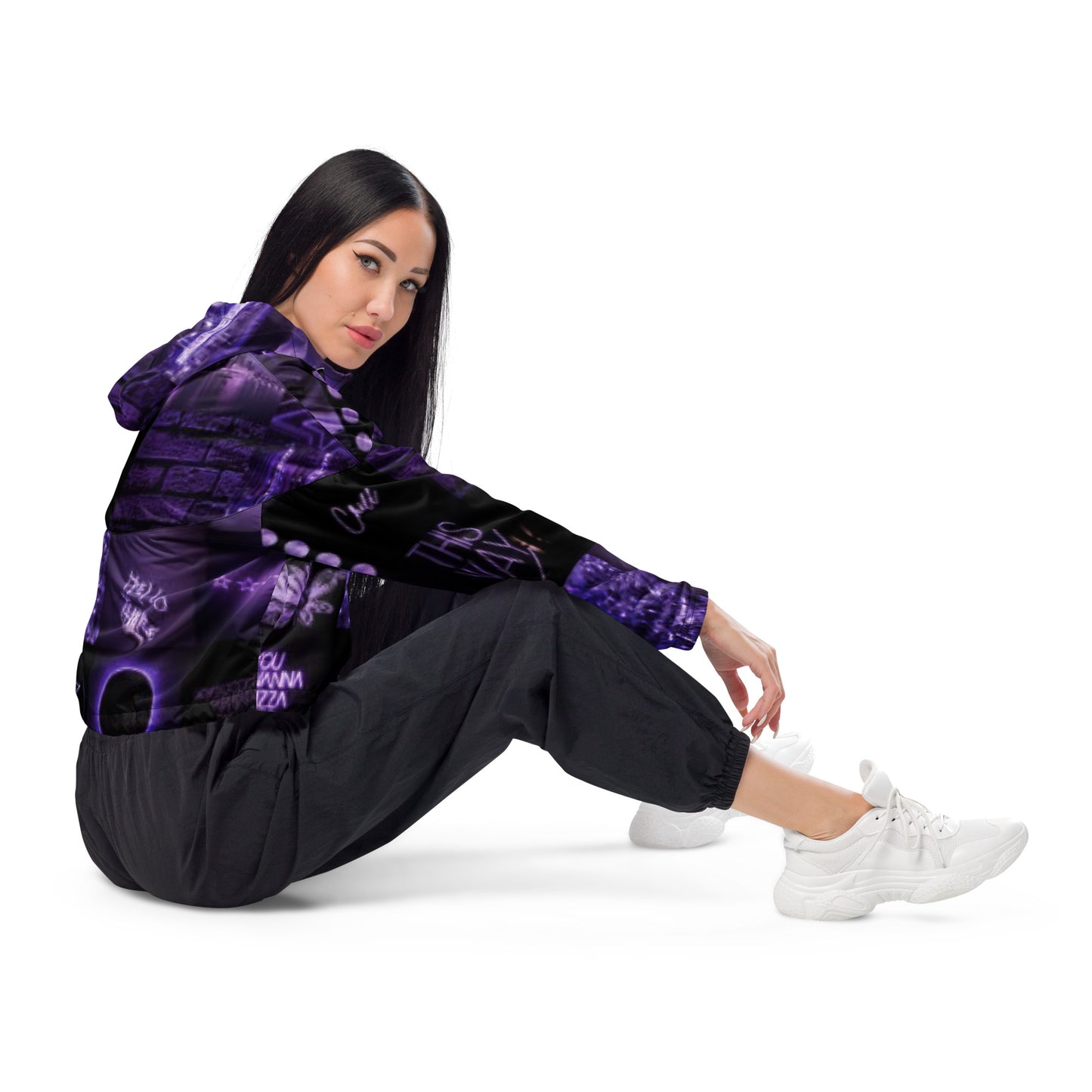 SUPA Women’s cropped windbreaker