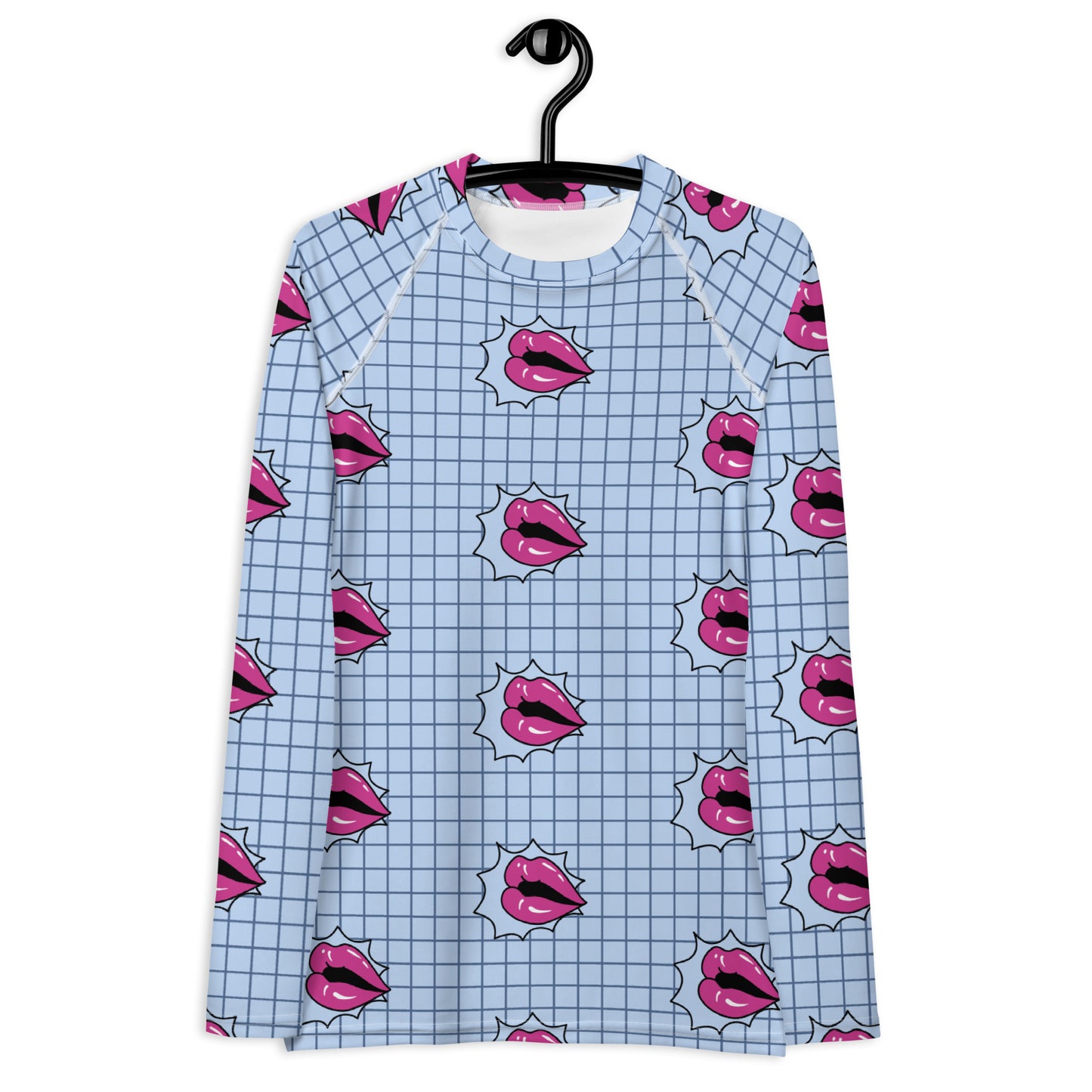 sup lips Women's Rash Guard