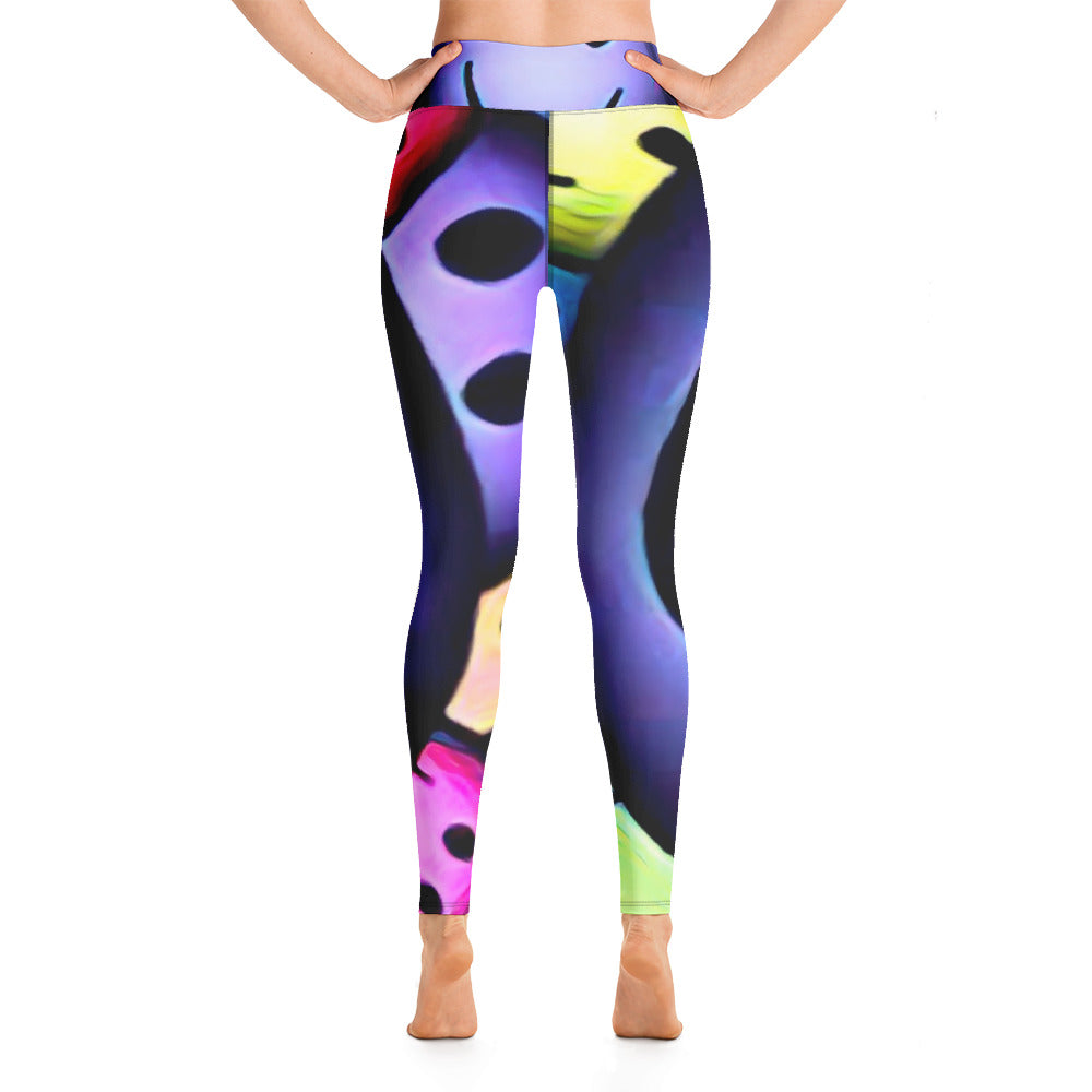 supa smiley Yoga Leggings
