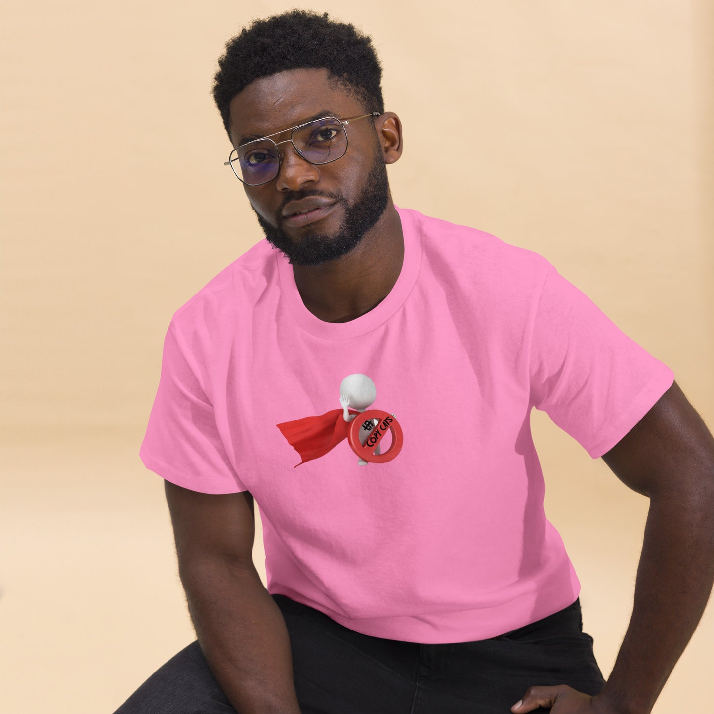SuPeRKiDViCiouZ no copy cats Men's classic tee