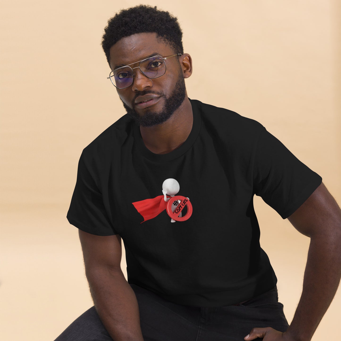 SuPeRKiDViCiouZ no copy cats Men's classic tee
