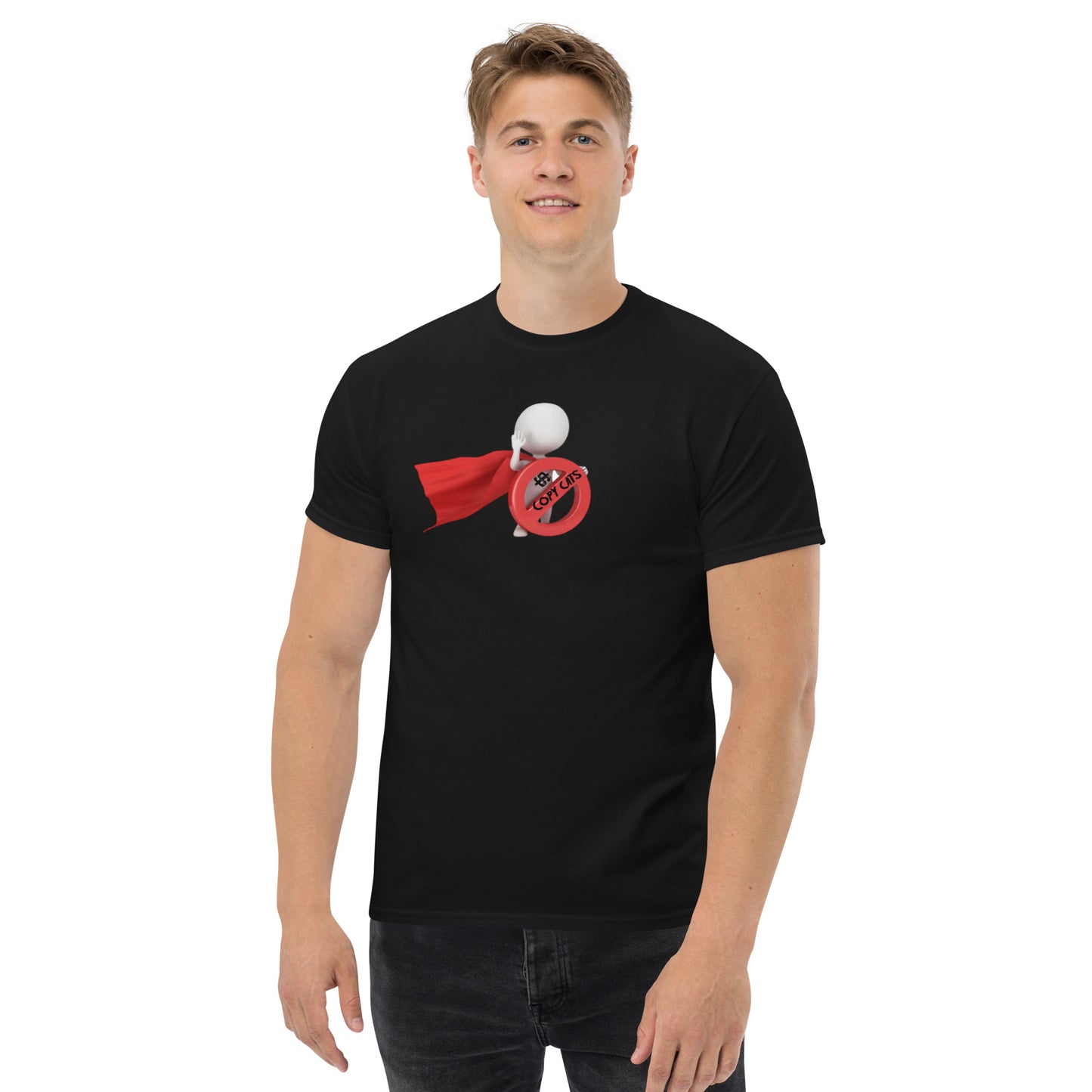 SuPeRKiDViCiouZ no copy cats Men's classic tee