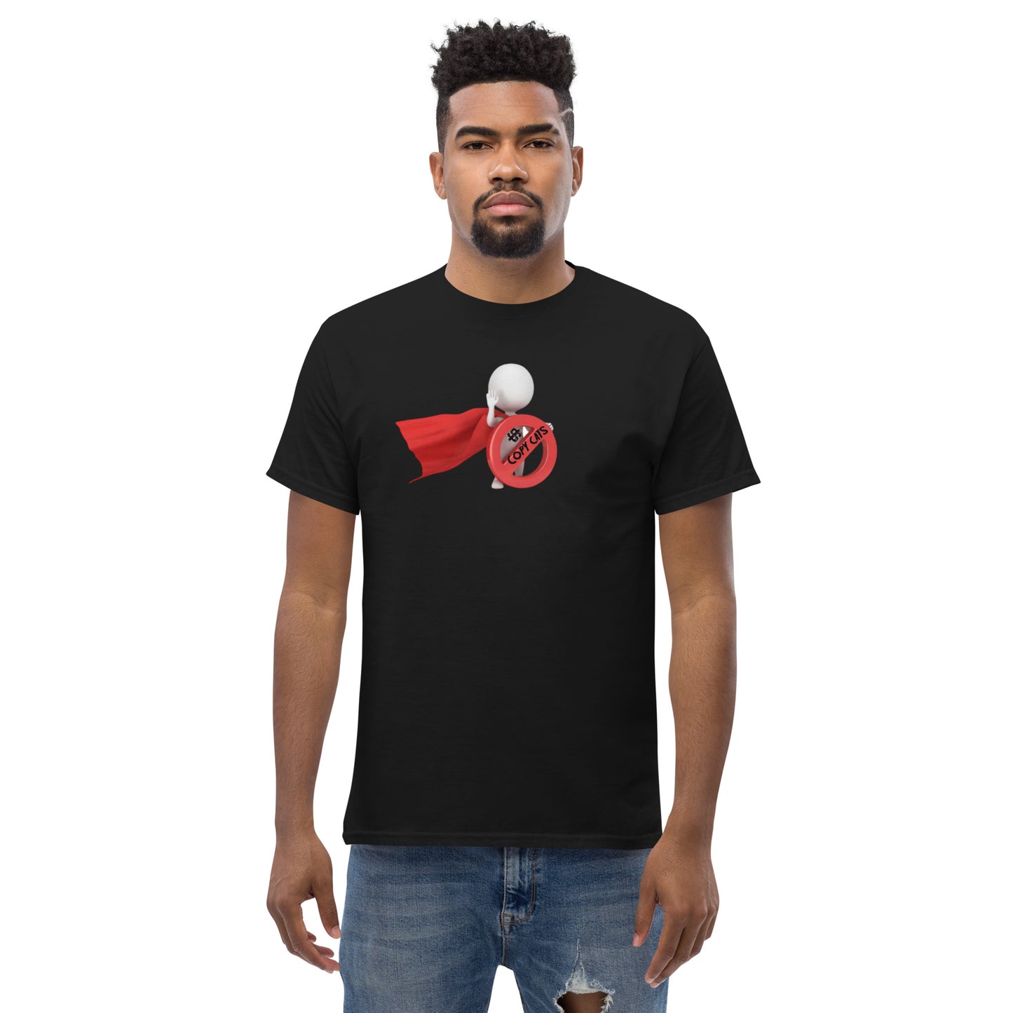 SuPeRKiDViCiouZ no copy cats Men's classic tee