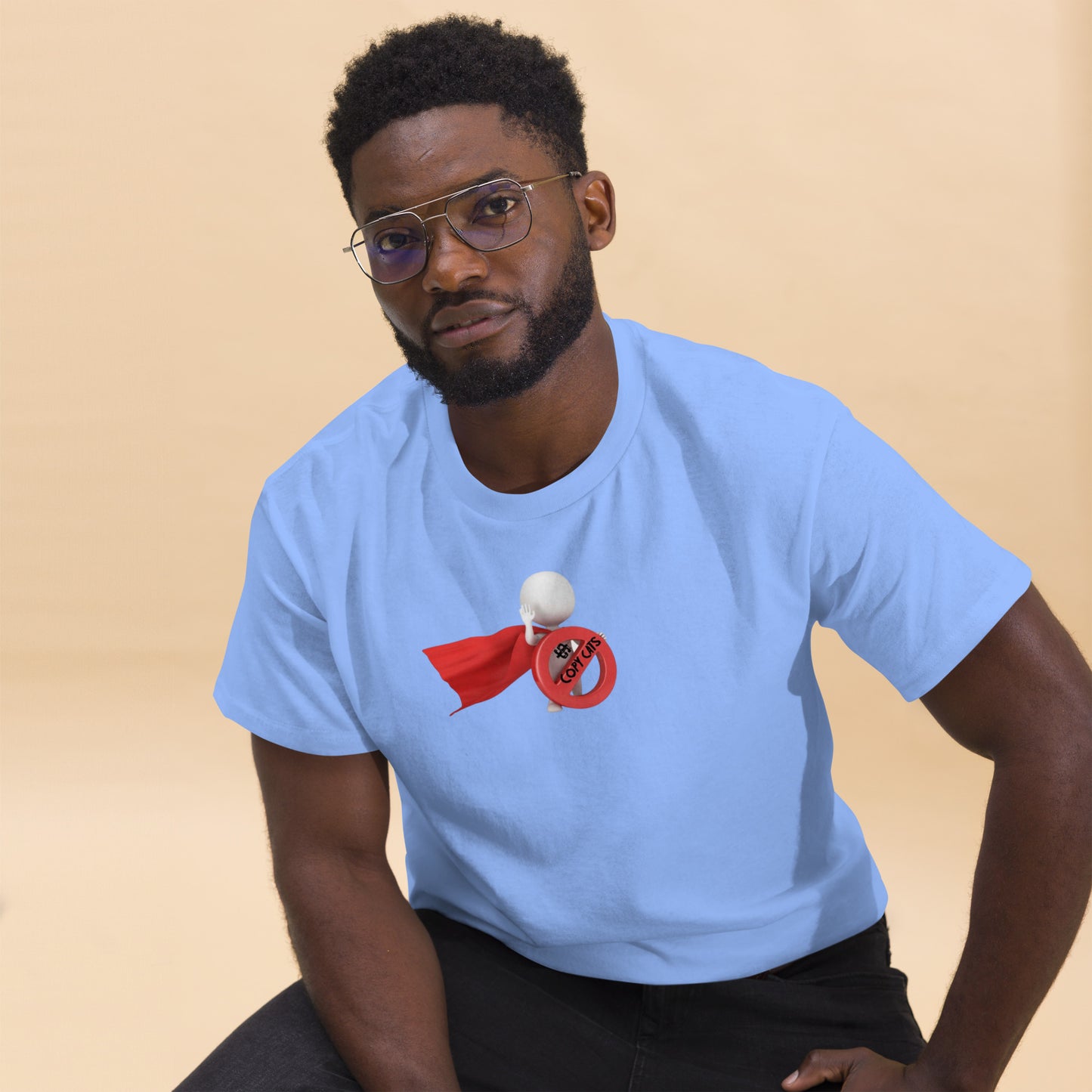 SuPeRKiDViCiouZ no copy cats Men's classic tee