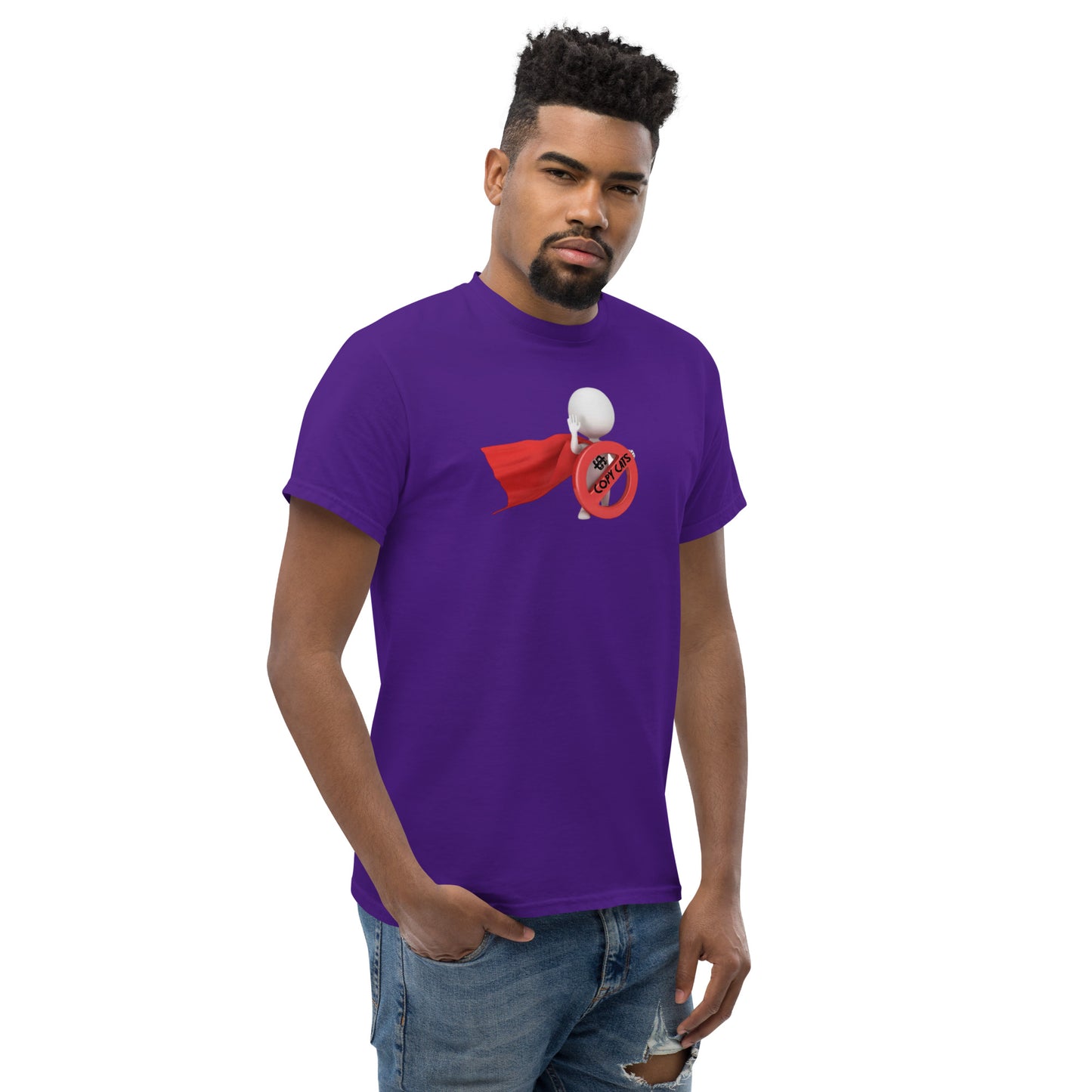 SuPeRKiDViCiouZ no copy cats Men's classic tee