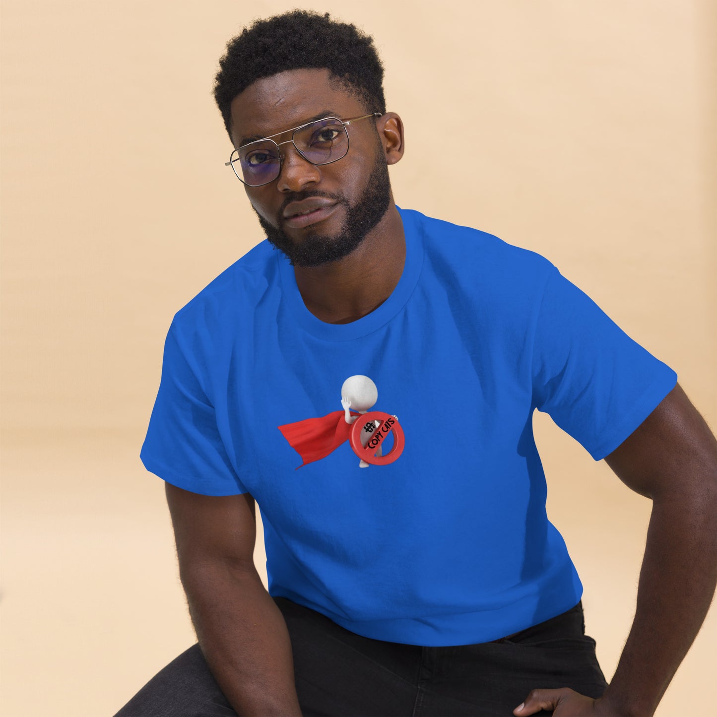 SuPeRKiDViCiouZ no copy cats Men's classic tee