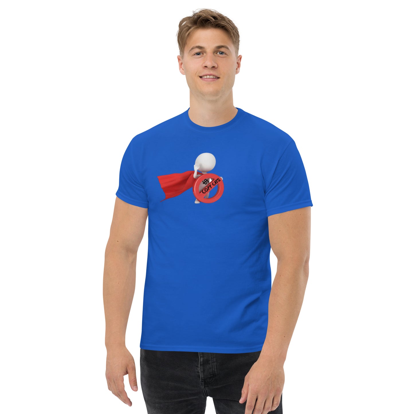 SuPeRKiDViCiouZ no copy cats Men's classic tee