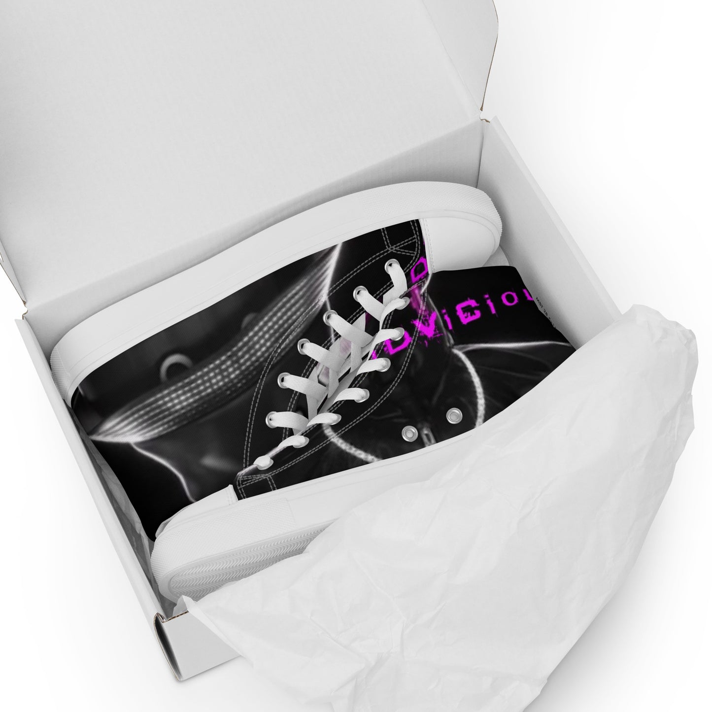 Men’s high top canvas shoes