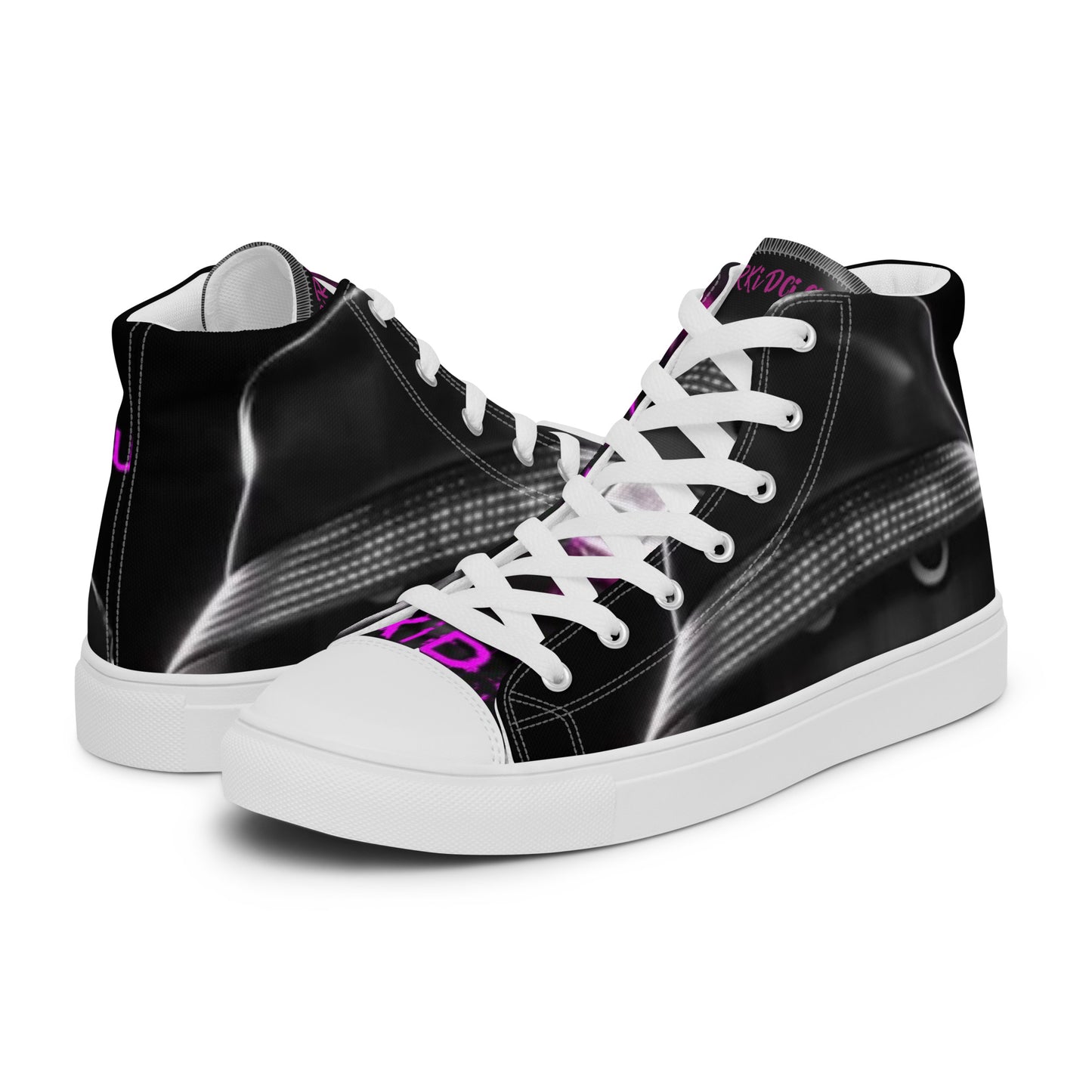 Men’s high top canvas shoes