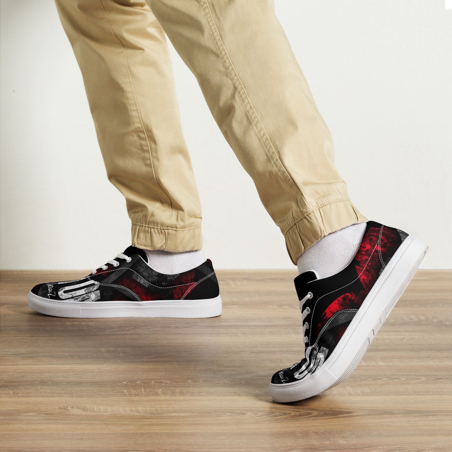 Super No loVE Men’s lace-up canvas shoes