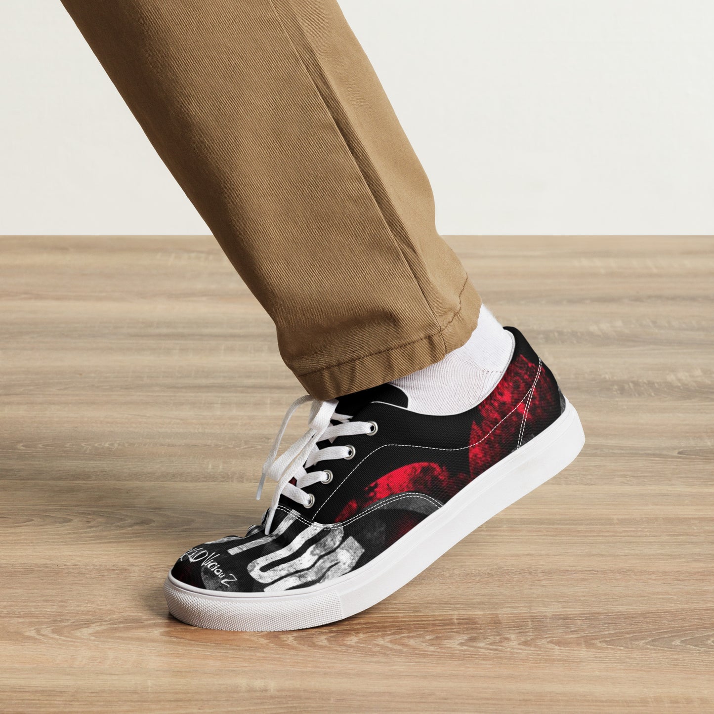 Super No loVE Men’s lace-up canvas shoes