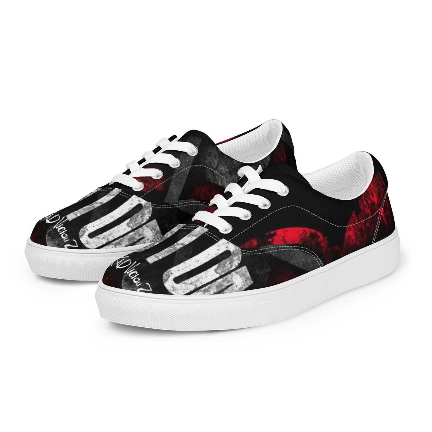 Super No loVE Men’s lace-up canvas shoes