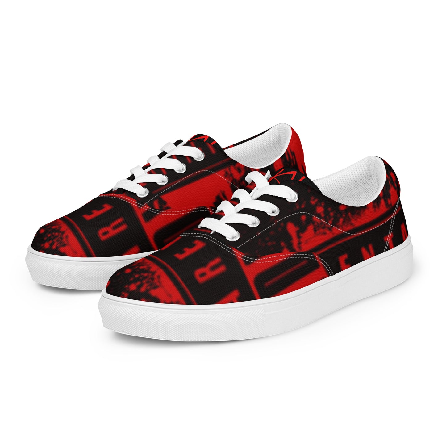 RED LYRIC Men’s lace-up canvas shoes