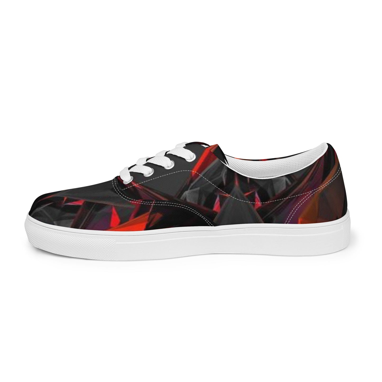 SUPER RED Men’s lace-up canvas shoes