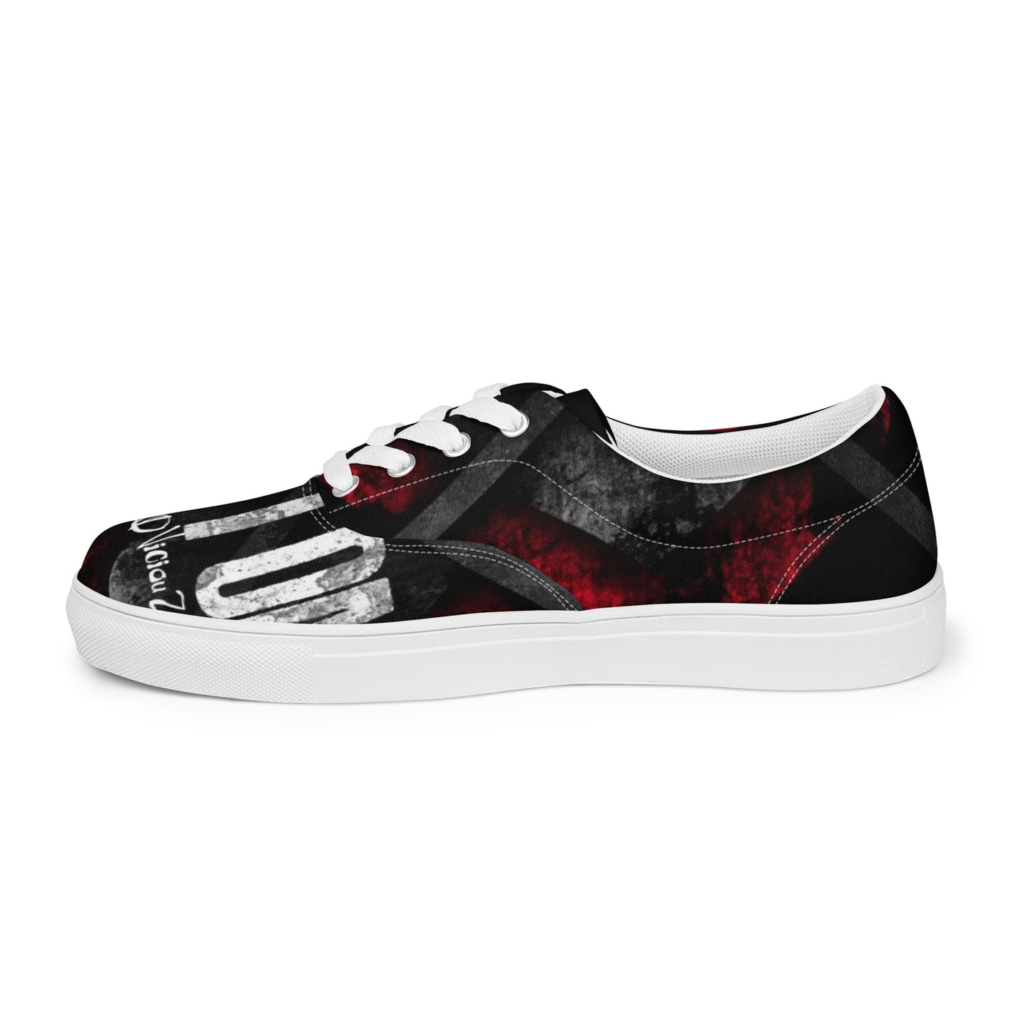 Super No loVE Men’s lace-up canvas shoes