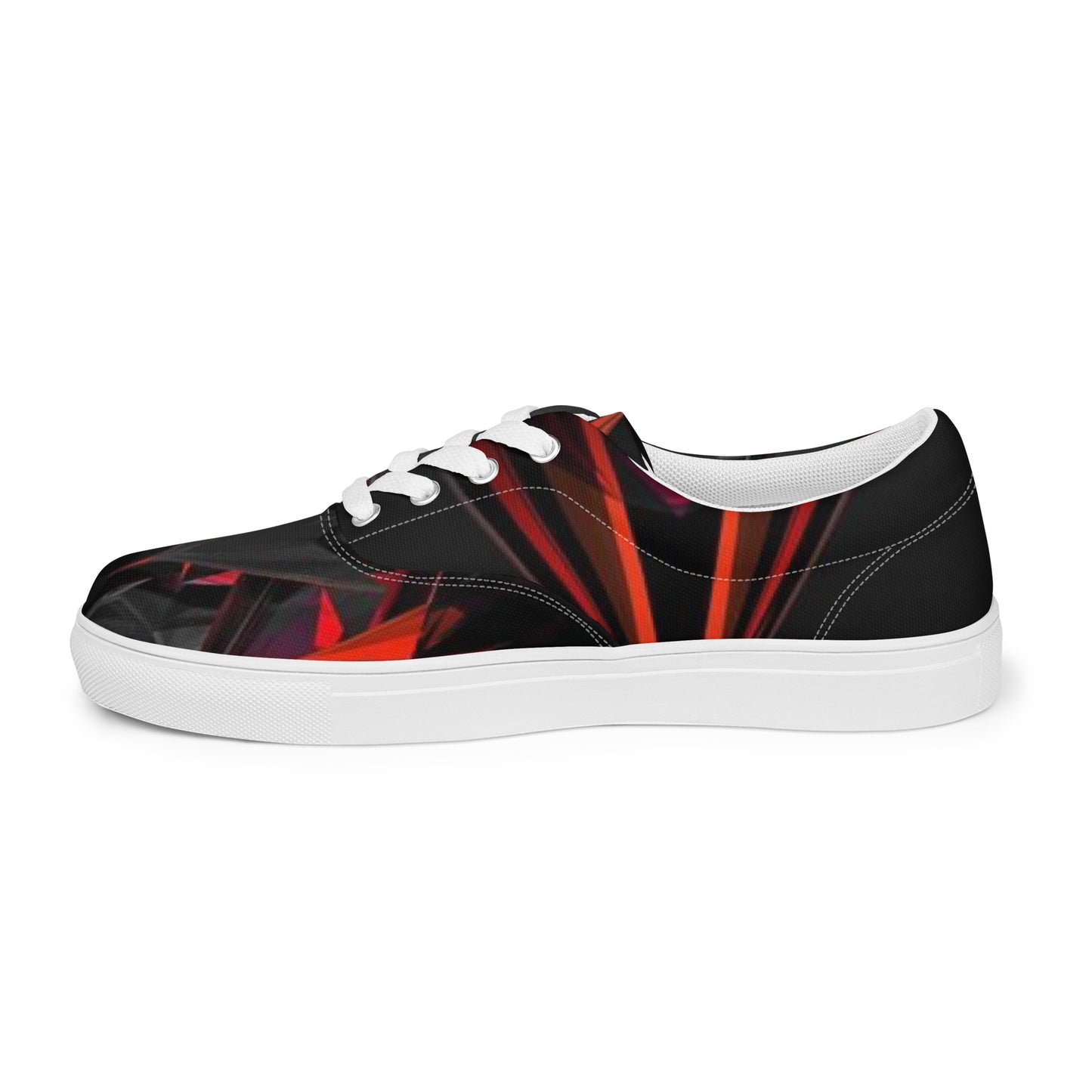 SUPER RED Men’s lace-up canvas shoes