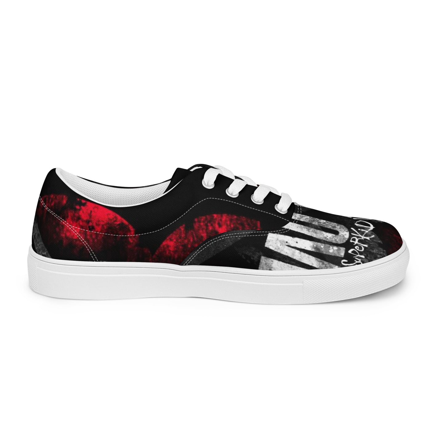 Super No loVE Men’s lace-up canvas shoes