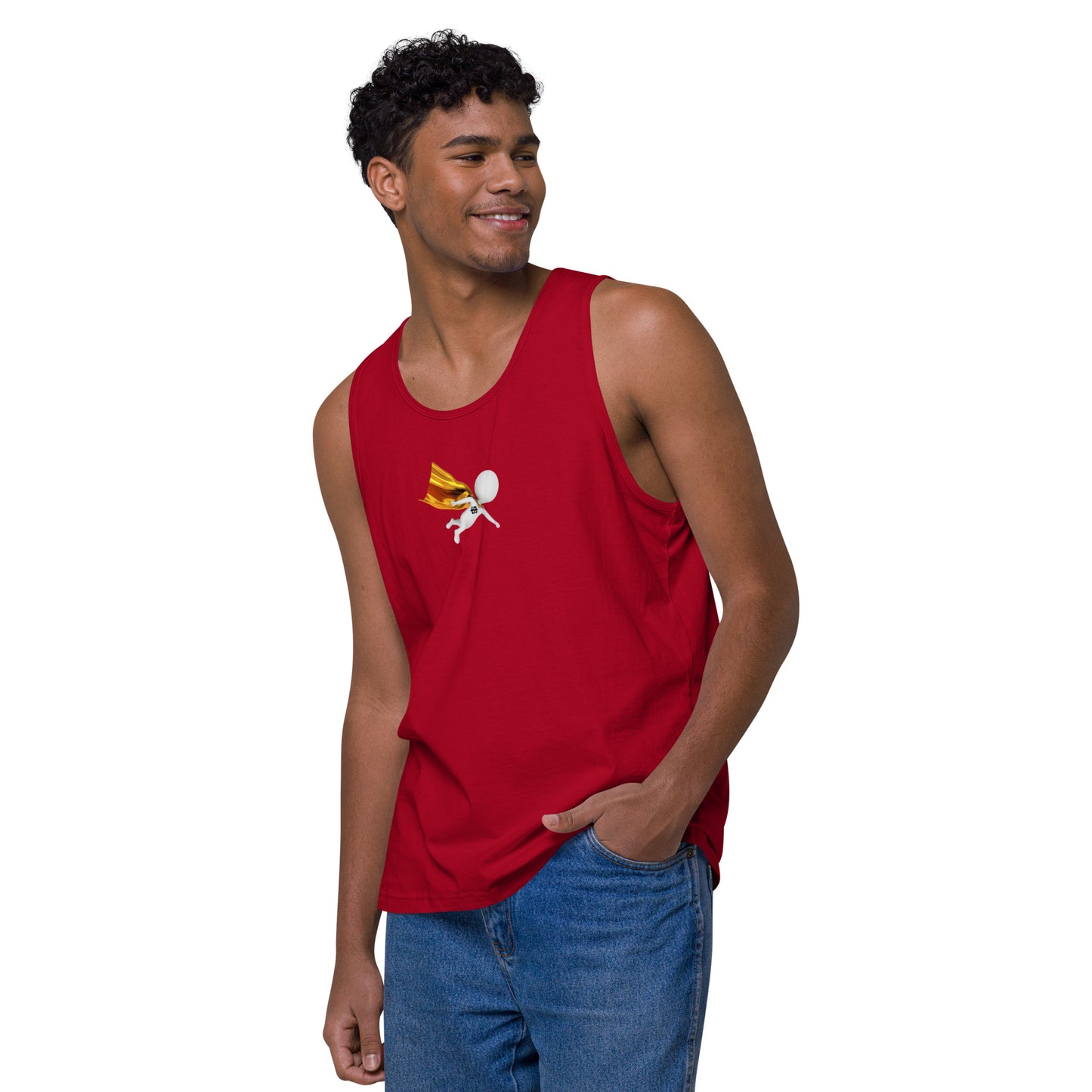SuPeRKiDViCiouZ MEN'S premium tank top