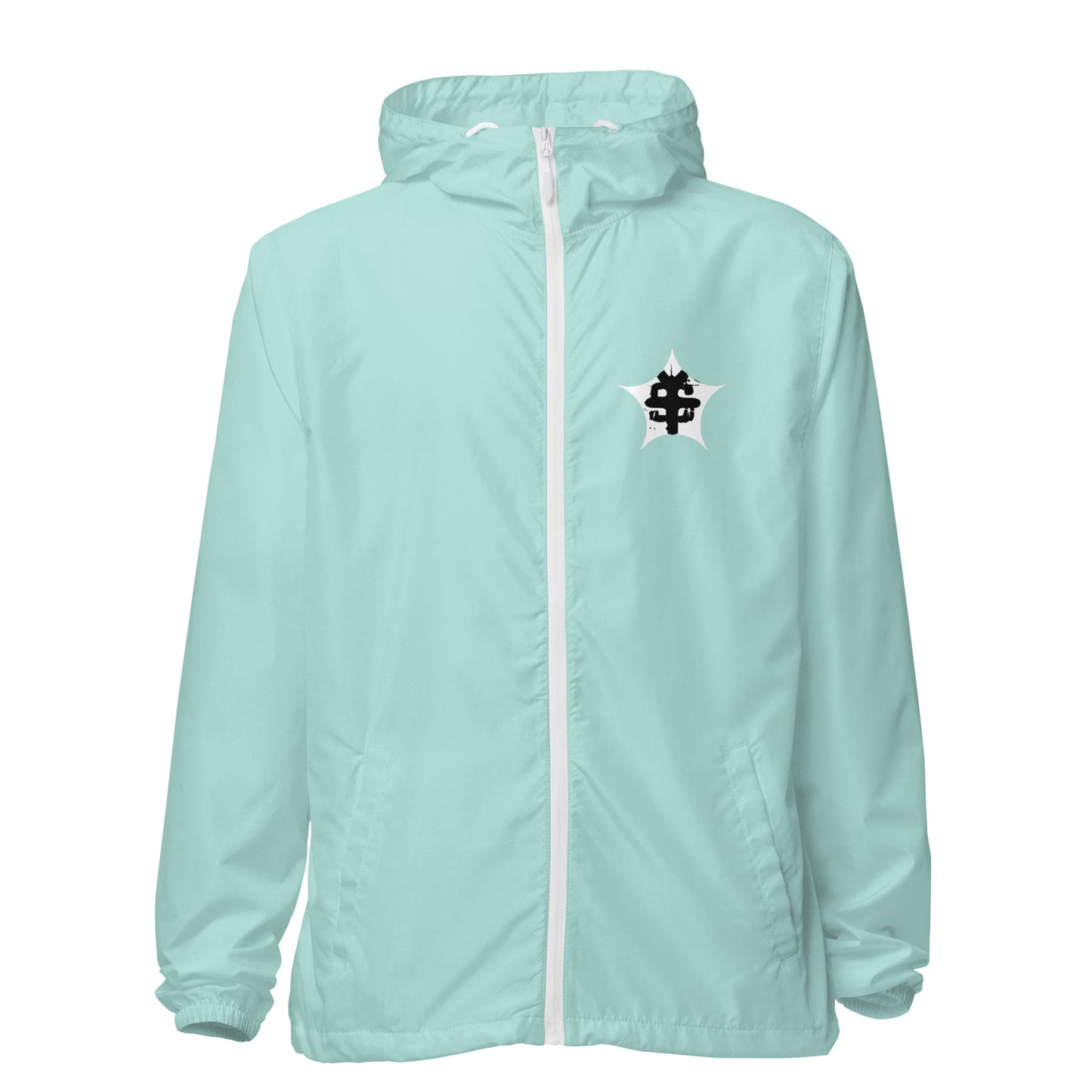 super Unisex lightweight zip up windbreaker