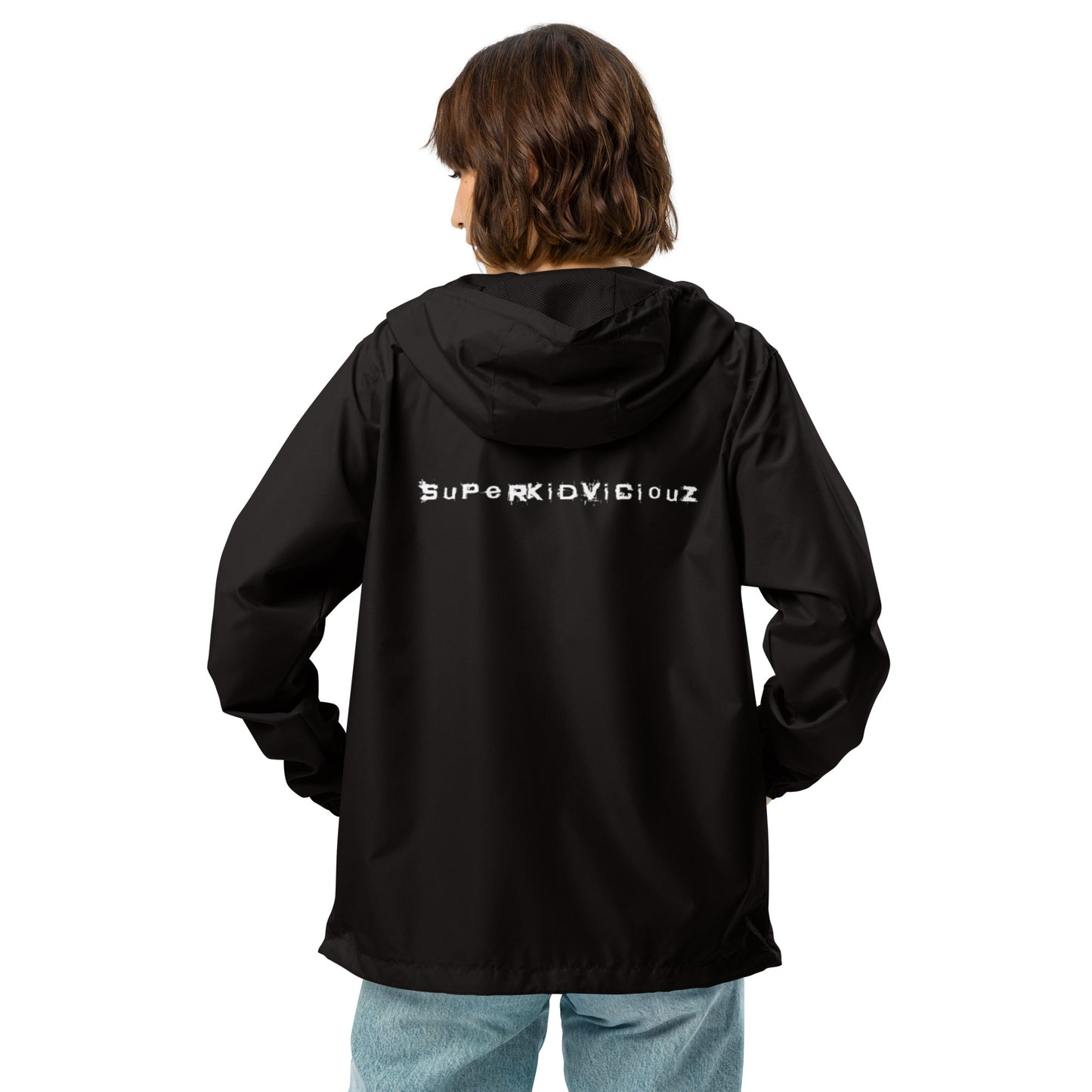 super Unisex lightweight zip up windbreaker