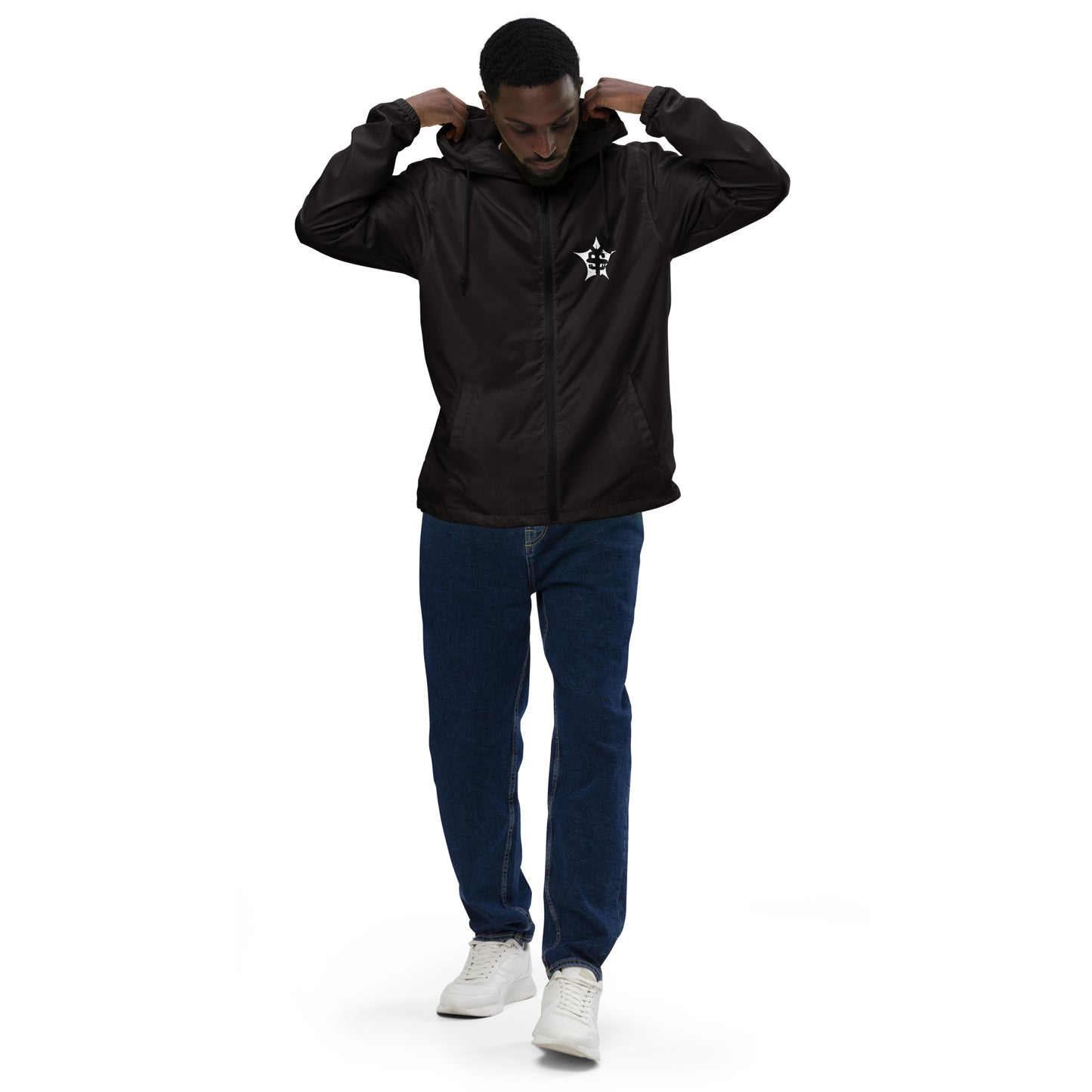 super Unisex lightweight zip up windbreaker