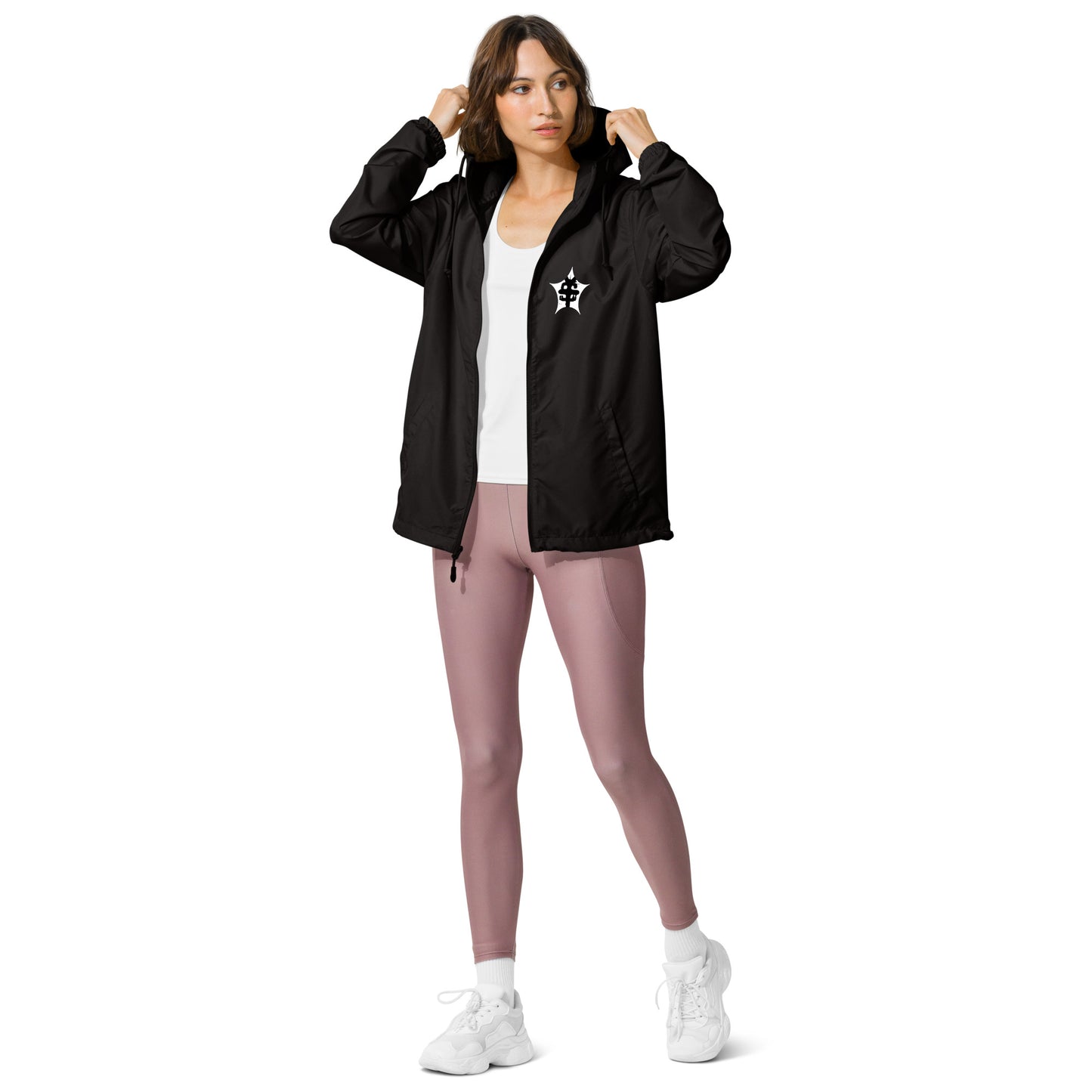 super Unisex lightweight zip up windbreaker