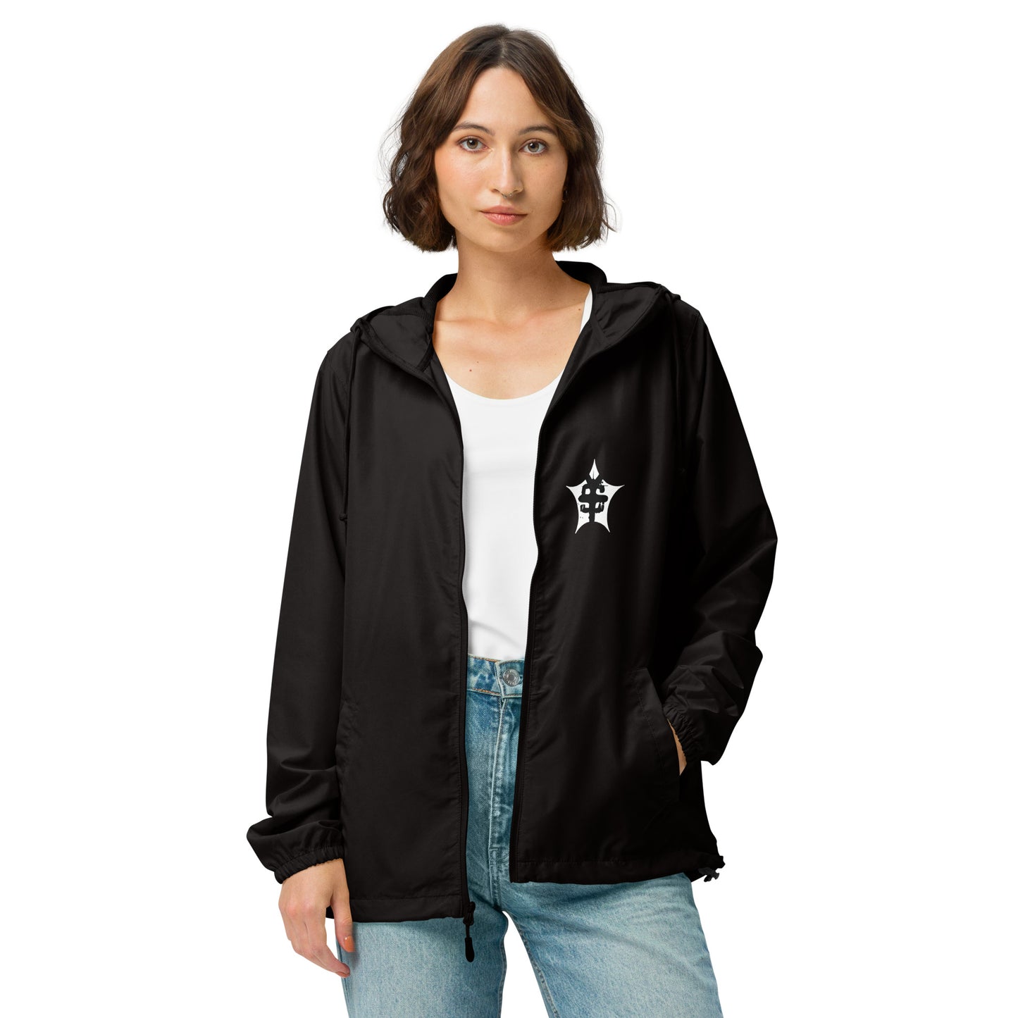 super Unisex lightweight zip up windbreaker