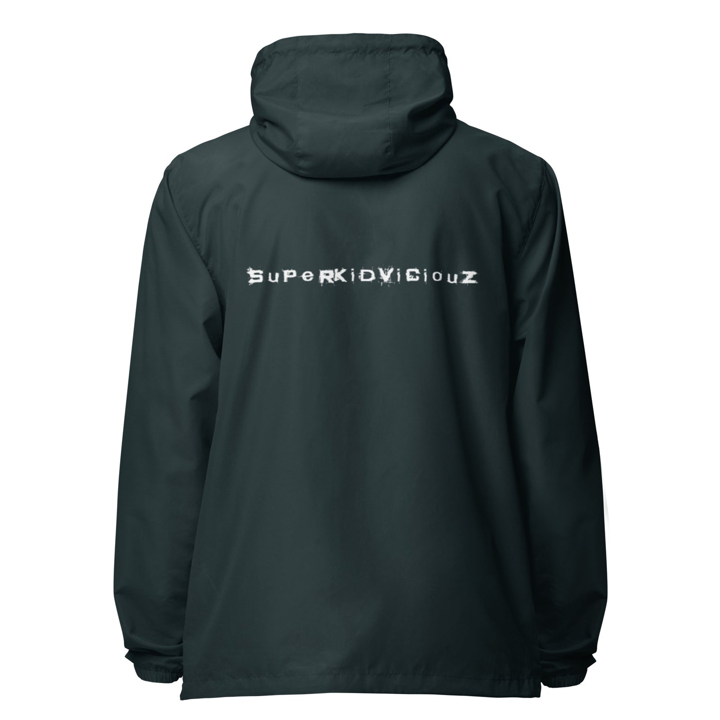 super Unisex lightweight zip up windbreaker