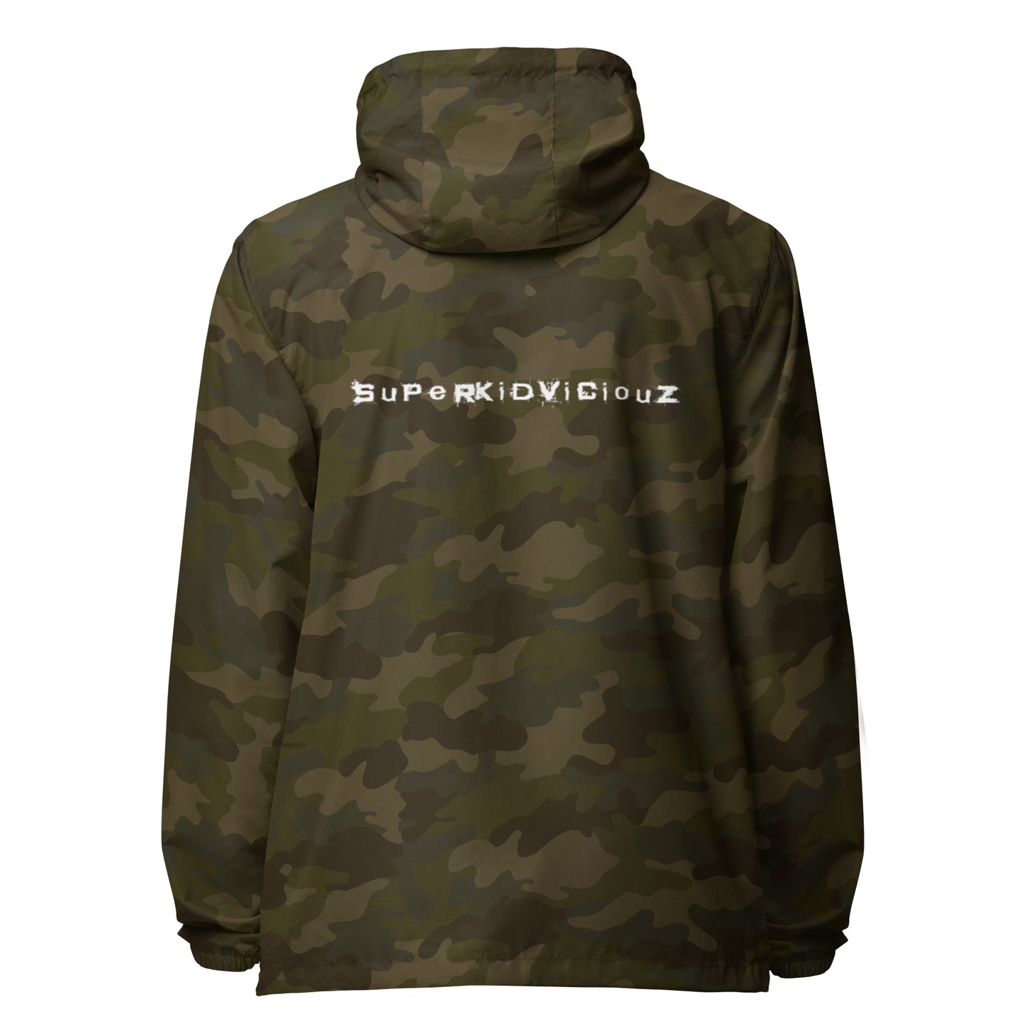 super Unisex lightweight zip up windbreaker