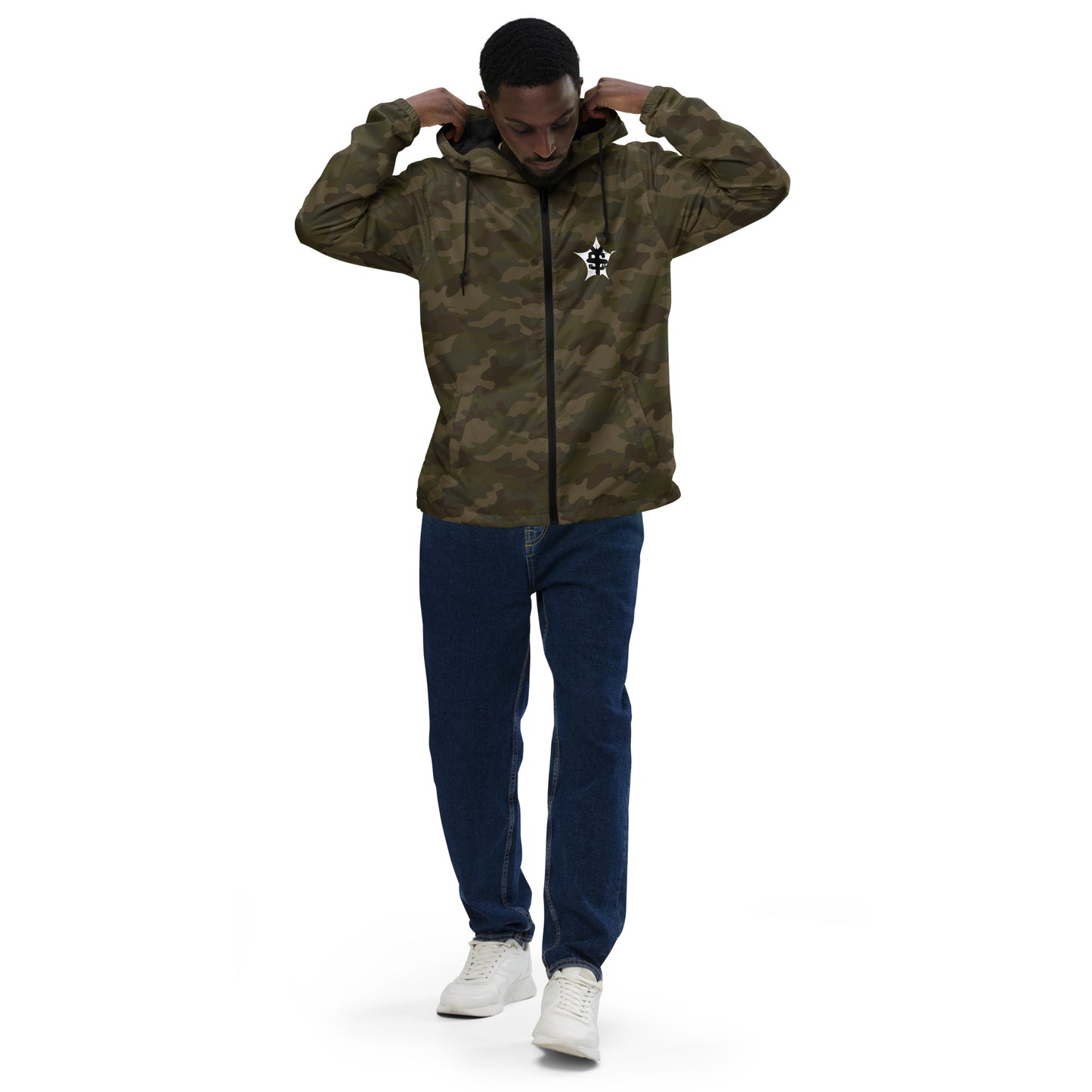 super Unisex lightweight zip up windbreaker